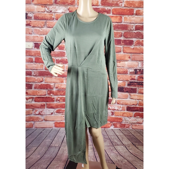 Bar III Asymmetrical Dress Large NWT - Picture 2 of 4